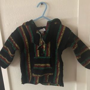 Hippie style baby sweater!